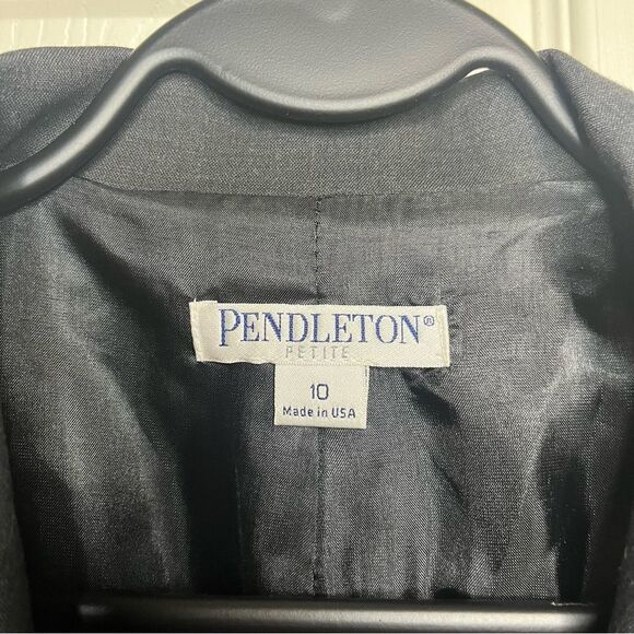 Vtg Pendleton Virgin Wool Blazer Jacket women’s size 10 made in USA - Picture 7 of 7